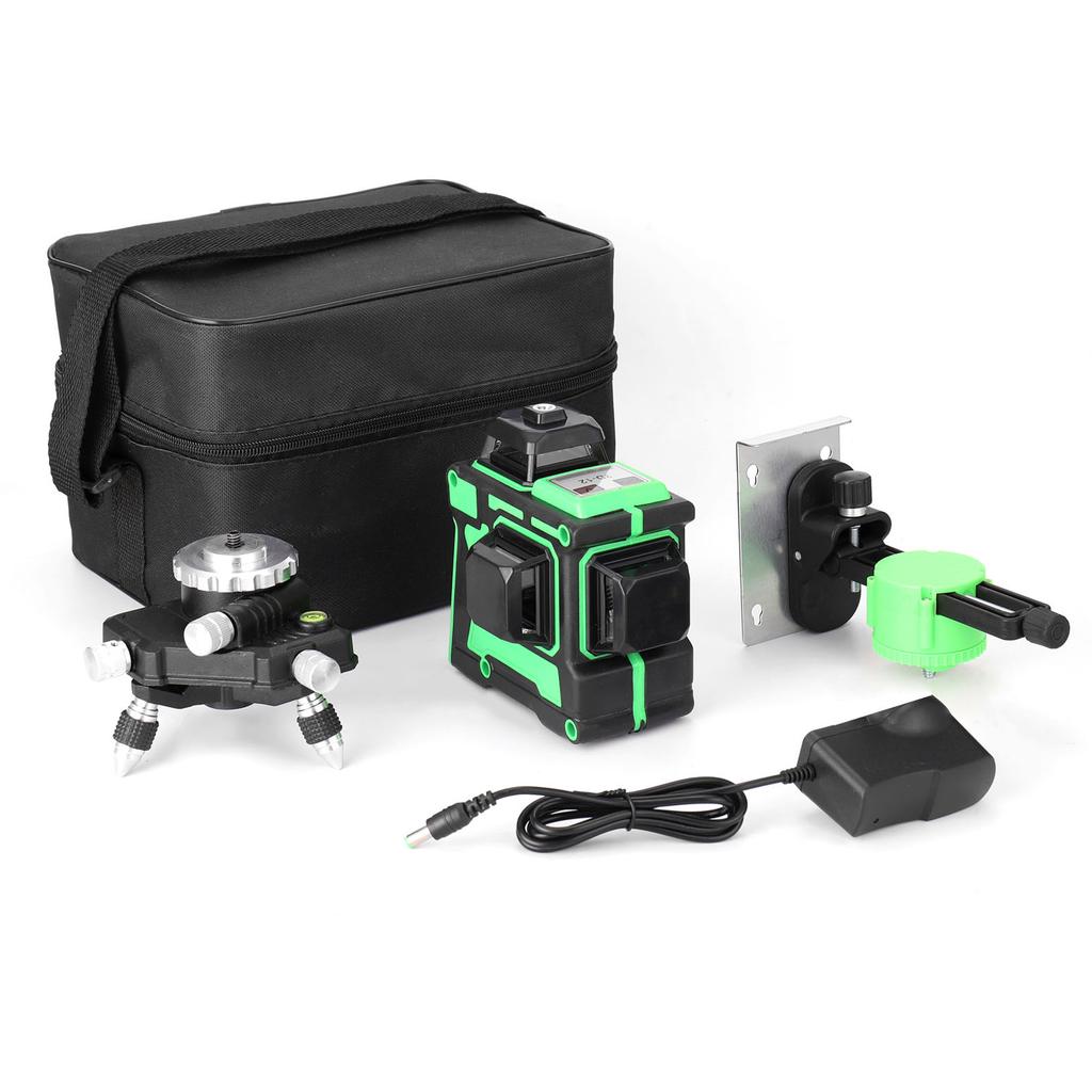 Kkmoon Multifunctional Self-leveling 3D 12 Lines Laser Level Tool Vertical Horizontal Lines with