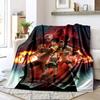 The Sci-fi Game Resident Evil Features the Umbrella Corporation Blanket a Soft Home Furnishing Nap Decoration a Warm Sherpa Blanket for All Seasons U1