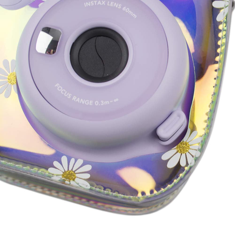 Kinokoo Cheki Fujifilm Cheki Instax Mini11 Case Instax Mini11 Camera Case Cheki Protective Case with Shoulder Strap Case, (TMF Gray)