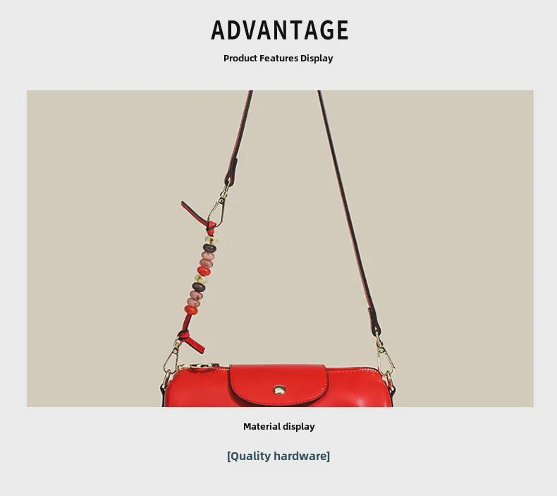 2024 Longxiong High-End Women's Crossbody & Shoulder Handbag - Stylish, Versatile, Casual