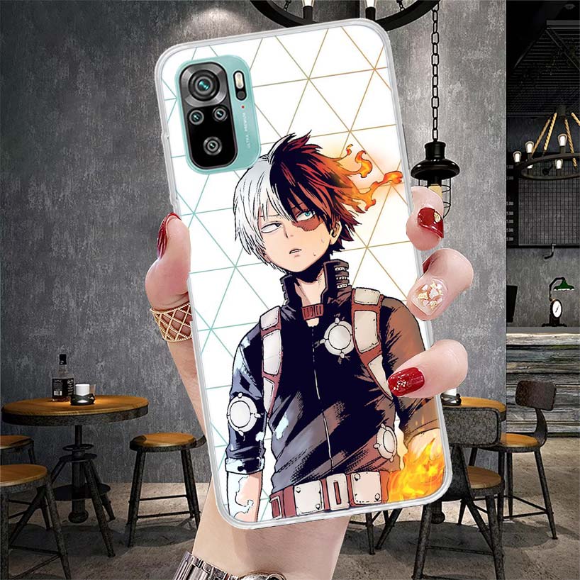 My Hero MHA Todoroki Shoto Soft Phone Case For Xiaomi Redmi Note 15 14 14S 13 12 Pro Plus 12S 11 11S 11E 10 10S 11T 5G Fundas Co