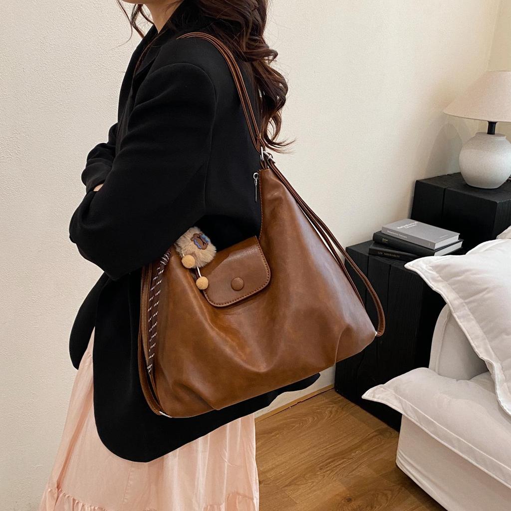 Korean Style Vintage Multi-Purpose Backpack & Tote with Coin Purse - 2025 Trendsetting Large-Capacity Commuter Bag