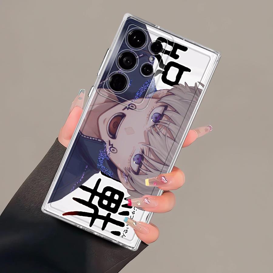 Phone Cover Case for Samsung Galaxy S26 S21 Note 20 Ultra 10 S24 S22 FE S25 Edge S20 Plus S23 Ultra J-Jujutsus K-Kaisens Anime