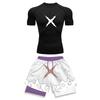 Tuta Sportiva Compressiva Stampata alla Moda 2025 Abbigliamento Estivo Uomo Tuta Atletica - Elegante Set Due Pezzi Casual per Fitness Corsa