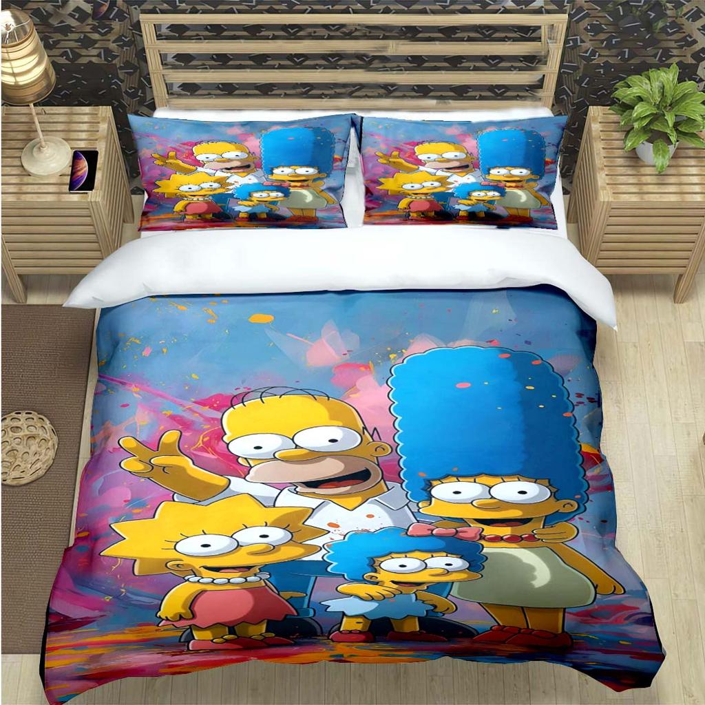 Beliebte Cartoon-TV-Rollen-Druck Bettwäsche-Sets Bettwaren-Set Bettdecken-Set Teens Mädchen Twin Einzel Kind Geschenk