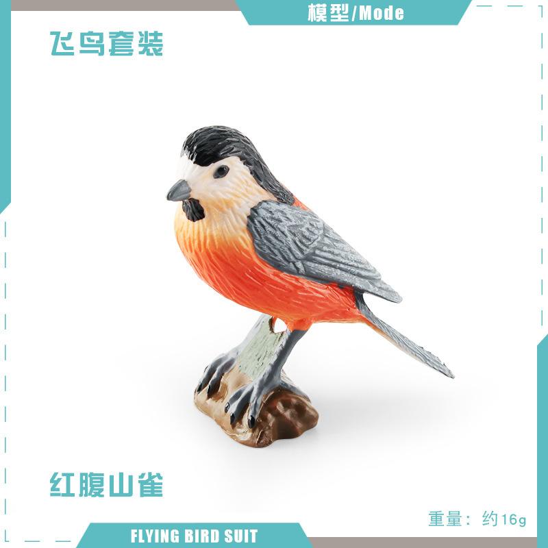 Crafted Beautifully Pvc Bird Figurines Including Doves Magpies And Sparrows Decoration For