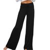 Damen Weitbein-Yogahose mit hochtaillierter Sporthose
