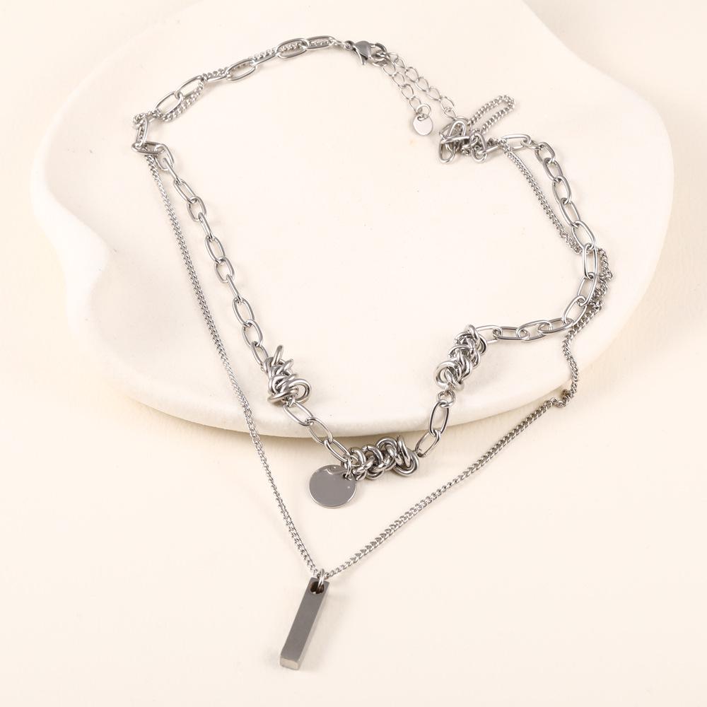 Men's Double Layer Versatile Necklace: Trendy, Niche, and Handsomely Stylish Jewelry with a High-End Feel
