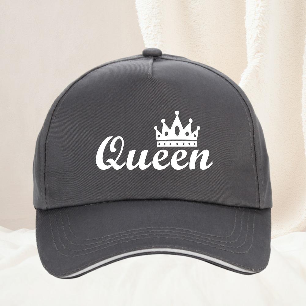 High Quality Queen Baseball Cap Embroidery Letter Snapback Caps Couple Lover Hip Hop Gorras Casual Unisex Women Casquette Hats