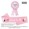 Mom to Be Dad to Be Shoulder Strap Collection designed for Infant Shower Gender Revealing Celebration Welcome Infant Celebration Shoulder Strap Badge