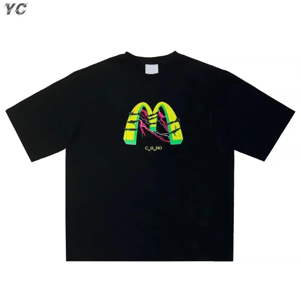 Fashion Hip Hop Harajuku Men's T-Shirt Funny Graphic Printed Cool Short Sleeves T-shirt Casual Oversize Cotton Men Women T Shirt