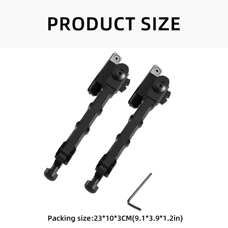 2Pcs Two Legged Stand Metal Bipod with Adjustable Height  Photoshoots Enthusiasts and Adventure