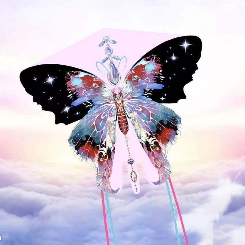 High-Grade Cartoon Butterfly Kite - Easy to Fly in Light Breeze for Kids & Adults