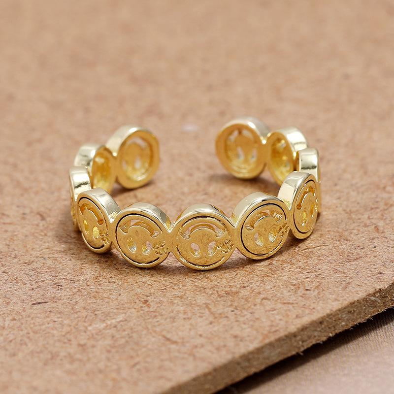 Niche design Mori feathers rose gold ring women's light luxury cold wind versatile simple personality live ring