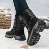 Women/Men's Snow Boots Mens Winter Boots Retro Combat Boots Anti Slip Wear-resistant Outdoor Boots Outdoor Waterproof Boots