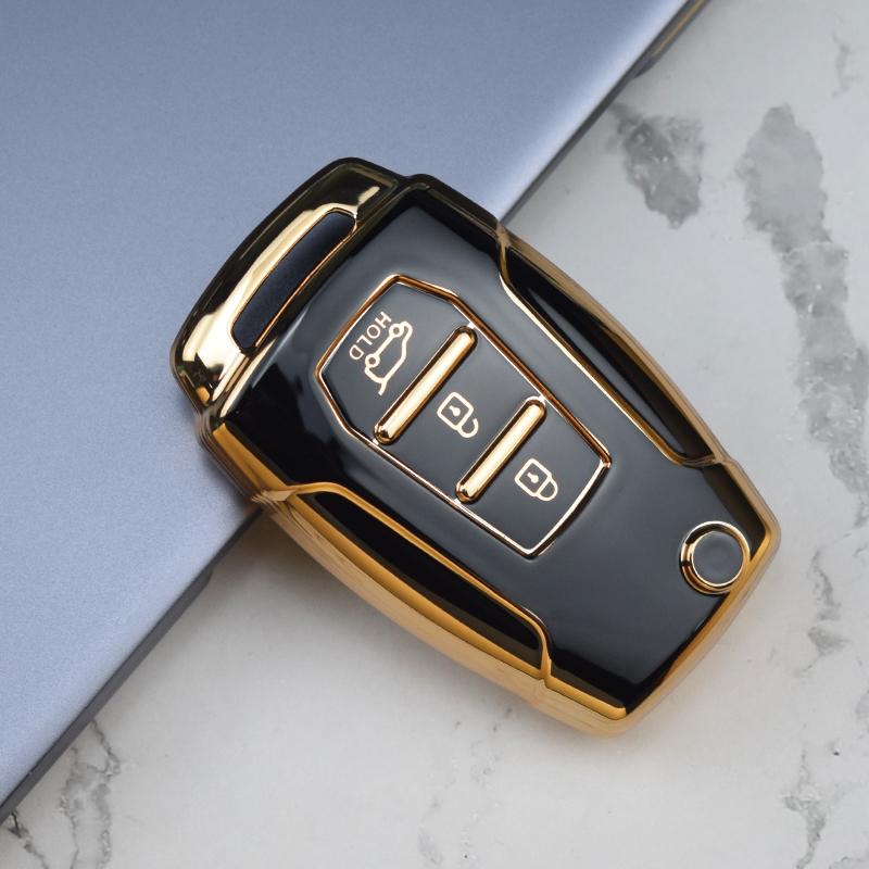 3 Tasten TPU Auto Schlüsselhülle für Ssangyong Tivoli 2020 Rexton Korando C Keyless Innenzubehör