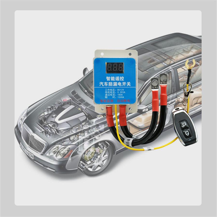 12v Car Battery Disconnect Cut Off Isolator Master Switches Digital Voltmeter