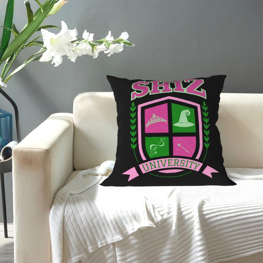 Shiz University Square Pillowcase Pillow Cover Cushion Zip Decorative Comfort Throw Pillow for Home Sofa