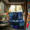 Happy 80Th Birthday Throw Blanket Comfortable Texture For Sofa Couch Office Bed Picnics Allseason Use Cozy Home Lovers Ideal Gift For Birthday
