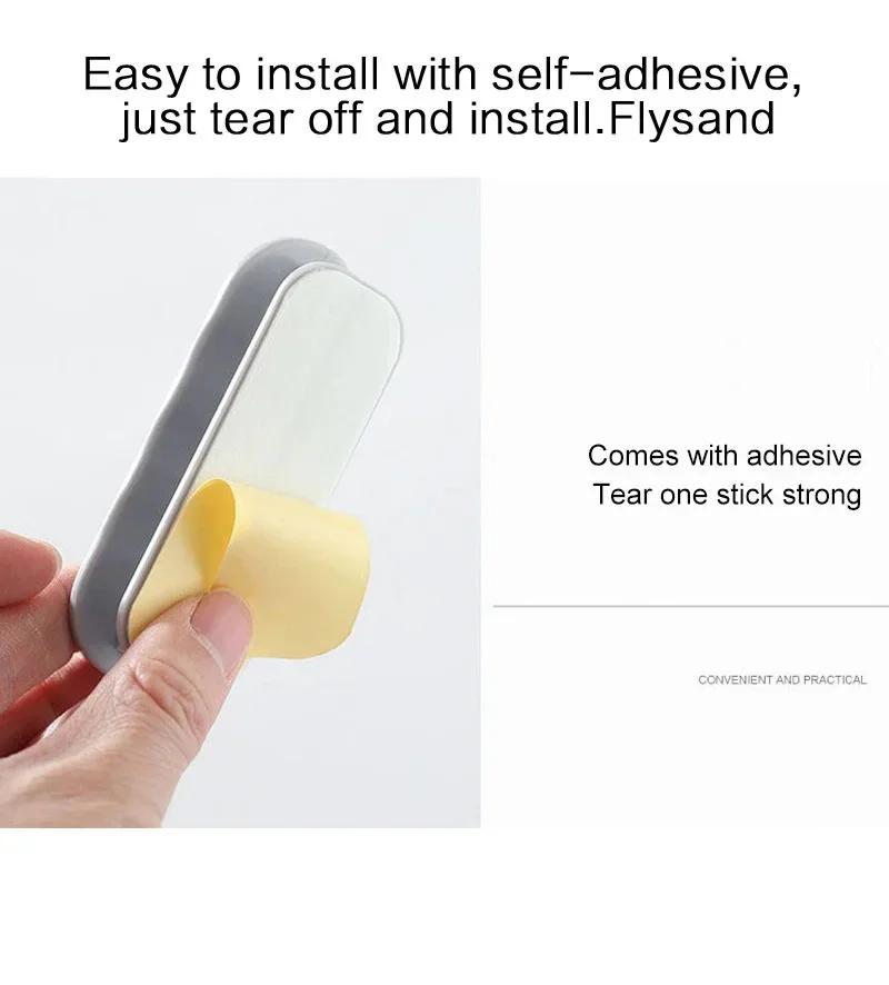 Self Adhesive Kitchen Cabinet Handles Door Pulls Drawer Wardrobe Pulls Home Hardware Tool Easy Install