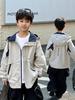 Boys' 2026 Spring Hooded Windbreaker for Outdoor Sports