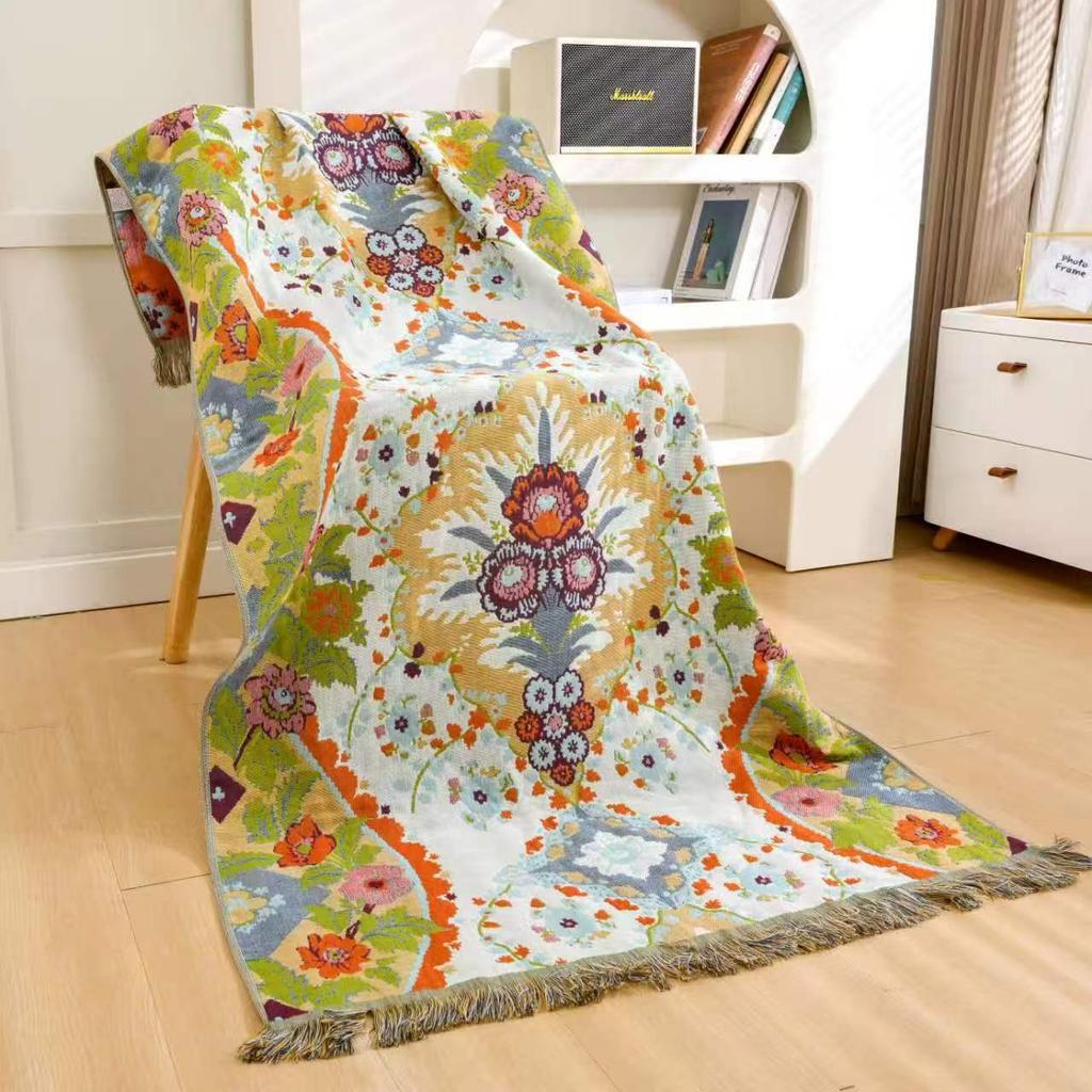 Multi-Layer Gauze Cotton Bath Towel Soft And Comfortable Beach Towel Ethnic Style Sun God Skin-Friendly Water Absorption