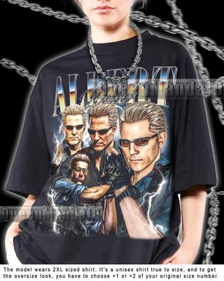 Vintage Albert Wesker Retro Fan Tee, 90s Retro Style Resident Evil SweaT-Shirt PK167