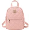 Diamond Lattice Embroidered Small Backpack Korean Small Schoolbag Women's Backpack
