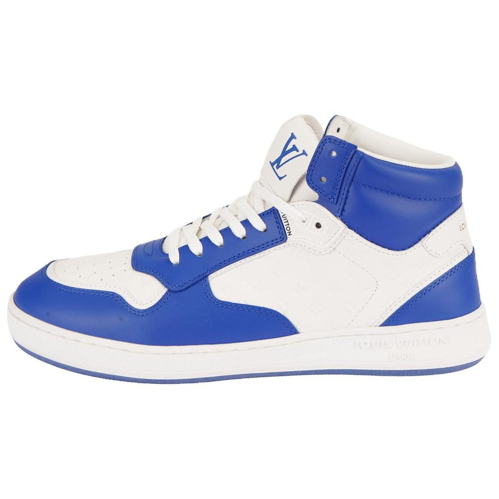 LOUIS VUITTON Stadium Mid top Skateboard Shoes Women's Blue 1ADCOP