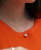 Verte [925 Silver] Un.Silver.165 / Full Heart Necklace (12Mm)(Silver)