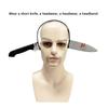 Halloween Party Horror Hair Bands Fake Knife Axe Cleaver Scissor Headbands Through Head Scary Masquerade Costume Photobooth Prop