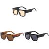 Modern Square Uv400 Sunglasses For Men And Women With Gray Lenses For Outdoor Activities