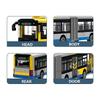 Non-Toxic 415Pcs Inter-City Bus Building Blocks Model City Car Children'S Toy Assembly Small Particle Children And Children Gift Ornament