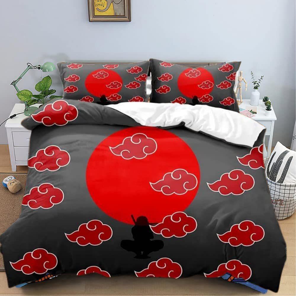 Cartoon Animation Bedding Three-Piece Quilt Cover