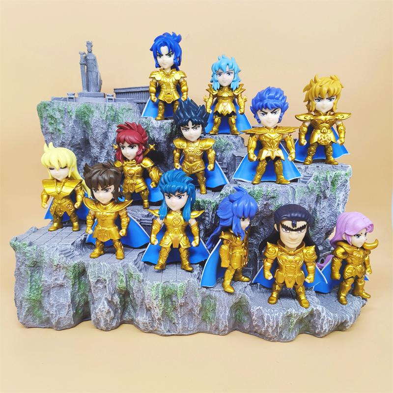 Myth Cloth Leo Aiolia Aquarius Camus Cancer DeathMask Golden Zodiac Knight Action Dolls BANDAI 5Pcs Saint Seiya Anime Figure