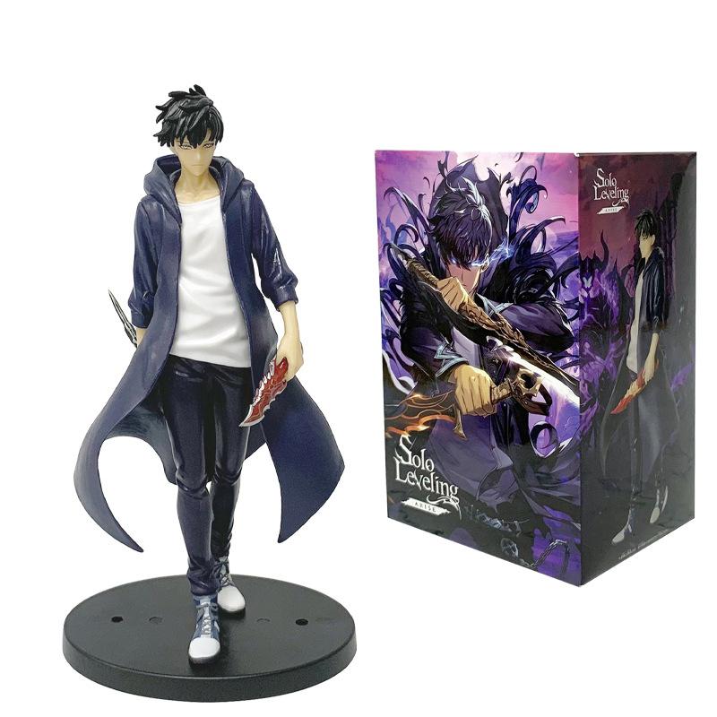 21CM Anime Solo Leveling Figure Sung Jin Woo Animated Edition ESPRESTO Excite Motions-1 Battle Scene Model Toy Doll PVC Gift