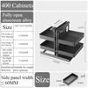 Sliding Kitchen Cabinet Storage Metal Cabinets Organizers Large Removable Spice Drawer Household Narrow Auxiliary Furniture