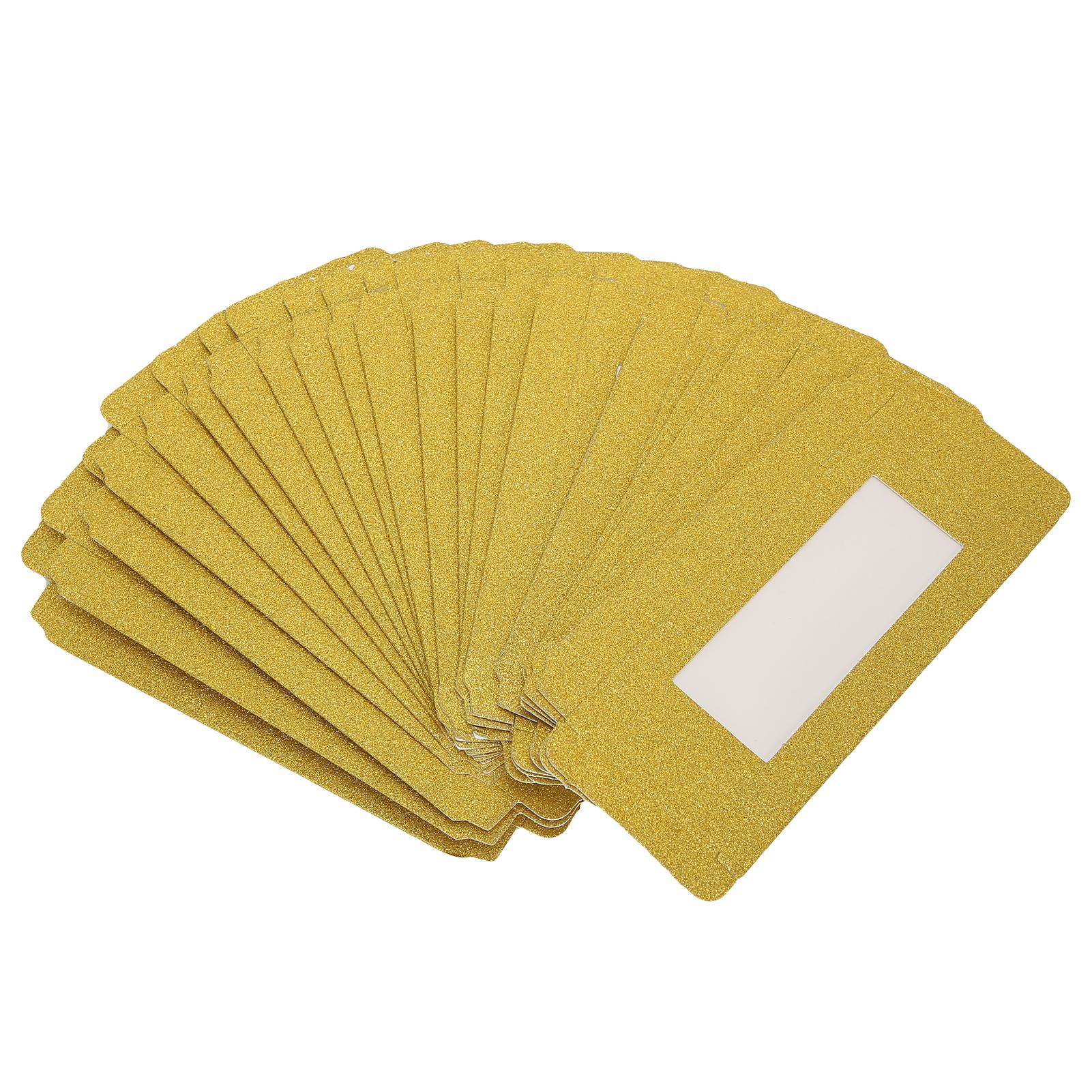 

20 шт. Коробка для хранения ресниц, бумажный чехол для коллекции накладных ресниц, органайзер для ресниц, золотой золотой