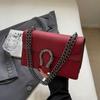 2024 Trendy Women's Crossbody Bag: Snake Head Crocodile Skin with Chain