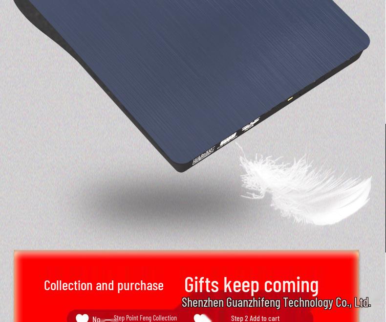 USB 3.0 Portable External DVD/CD Burner and Player for Laptops