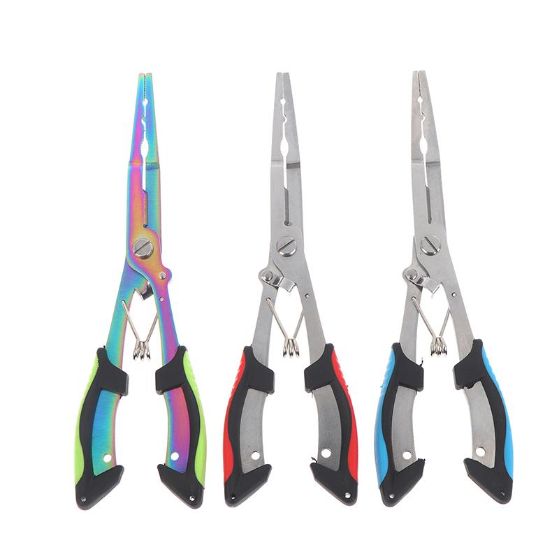 Multi-Functional Fish Pliers Ergonomics Anti-Slip Cut Fishing Line Fishing Tied Hooks Pliers Outdoor Tools Line Cutter