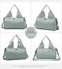Women's Wear-Resistant Travel Sports Bag with Luggage Strap and Wet/Dry Separation