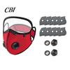 Woodworking Protective Mask Cycling Face with Filter & Breathing Valve, Reusable Carbon Dust Adjustable Goggles, Lightweight Protection Shield