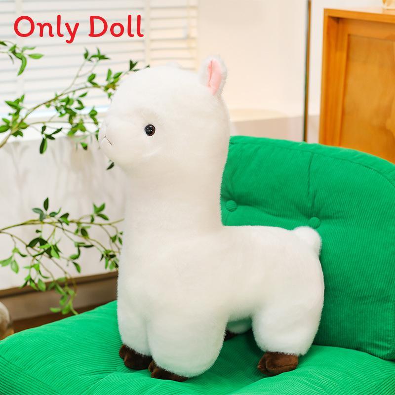 Cute Alpaca Plush Toy With Pp Cotton Filling For Kids Birthday Gift And Collection