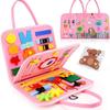 Popular Baby Early Education Felt Backpack Busy Board Toy