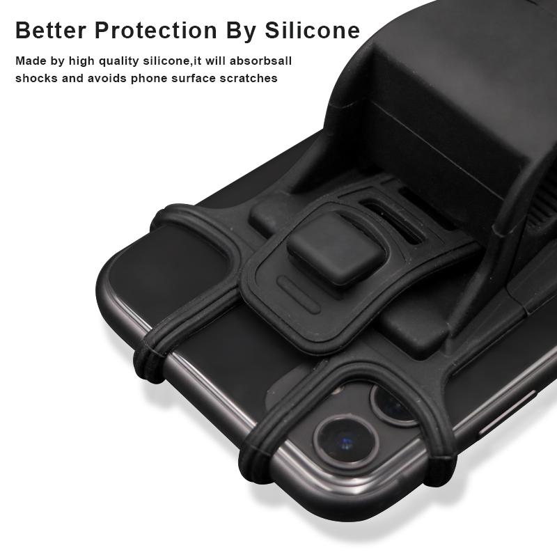 Uniwersalny uchwyt na telefon komórkowy do roweru, antypoślizgowy, silikonowy, uchwyt na telefon komórkowy do roweru górskiego, nawigacja, akcesoria rowerowe