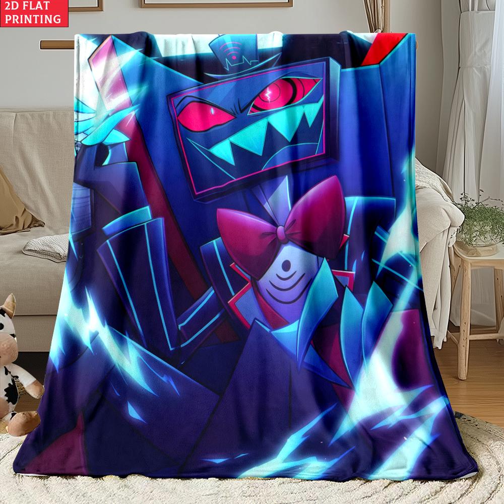 Anime Thin Flannel Blanket for Bedrooms,Living Rooms,Sofas Blankets,Offices,Lunch Breaks,Picnics,blankets Fluffy Blanket