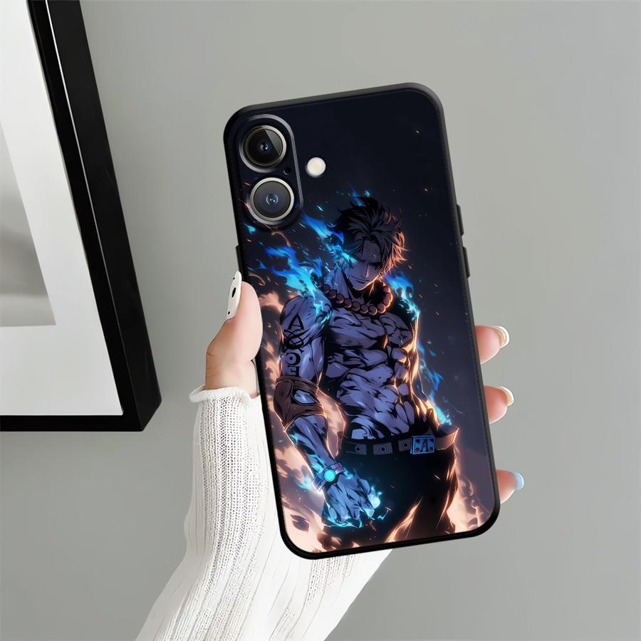Ones Pieces Zoro Funda Phone Cover Case for iPhone 14 13 Mini 7 8 15 Plus 12 17 16 Pro Max X XS XR SE 11 17Air