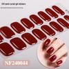 Zhengxiang Japanese Style UV Gel Nail Stickers - Solid Color, Semi-Cured, Popular Light Curing Design