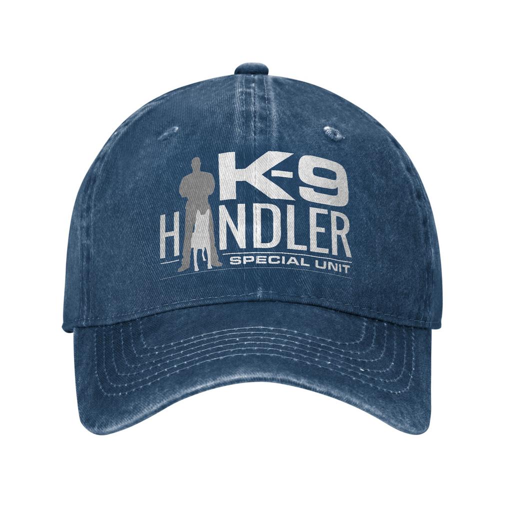 K9-Unit-Malinois-Team Handler Baseball Caps Vintage Distressed Washed Tactical Police Dog Squad Snapback Hat Outdoor Adjustable